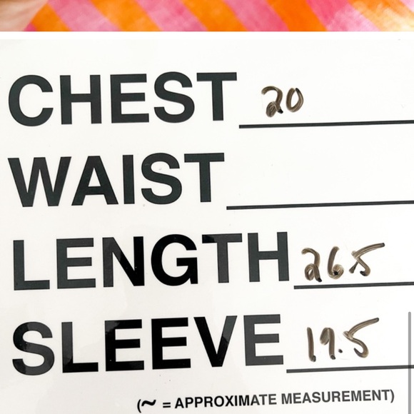 J. Crew Popover Linen Striped Top Relaxed Fit Pink Orange - Picture 6 of 10